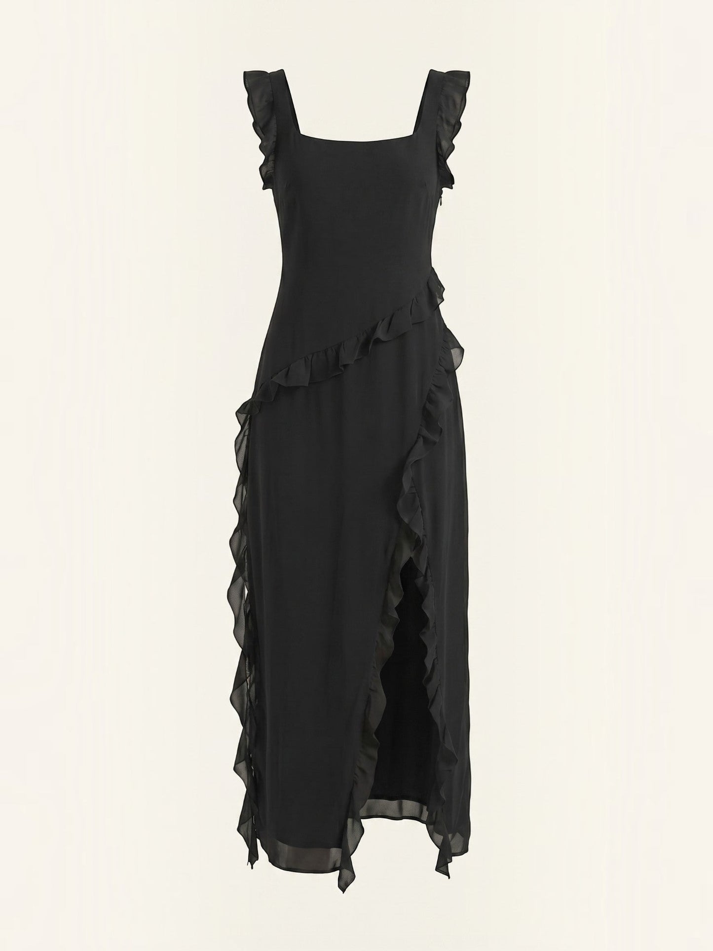 Women's Maxi Dress with Ruffle Detail