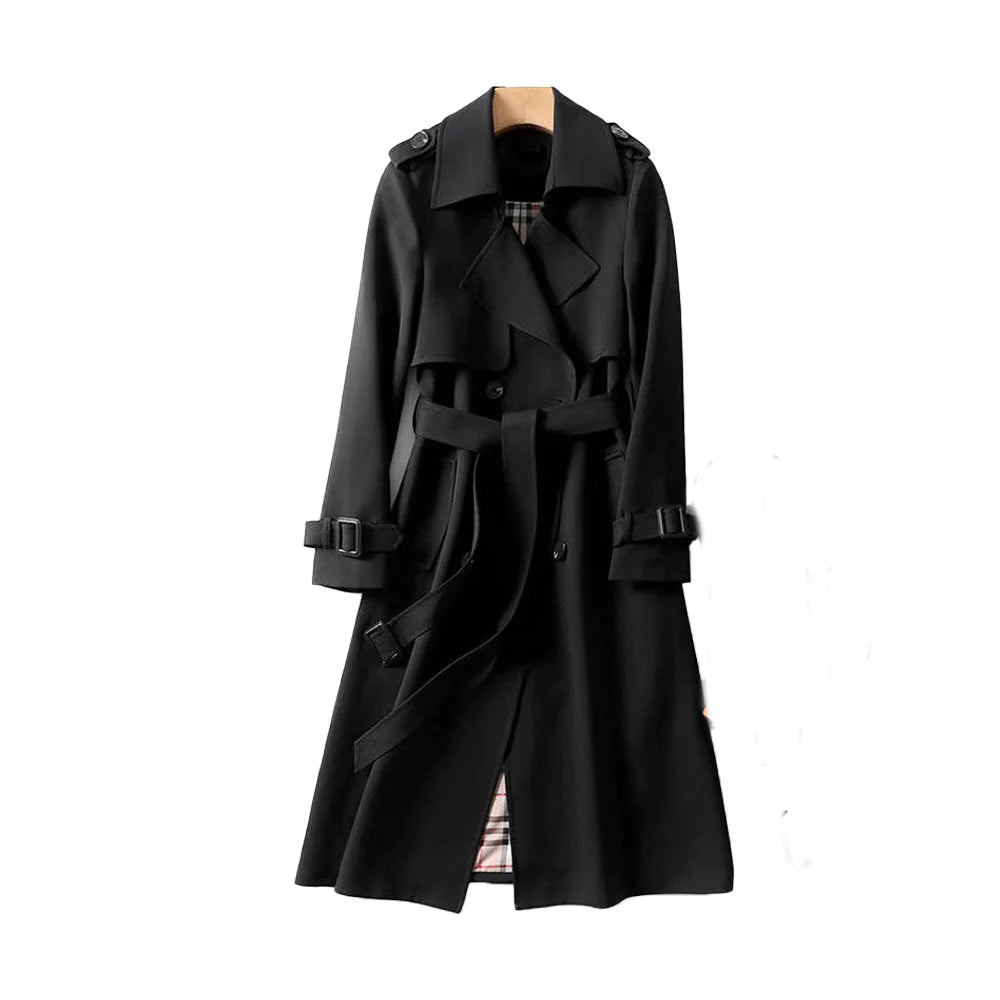Diana | Women's Belted Trench Coat, Classic Structured Weather-Resistant, Autumn