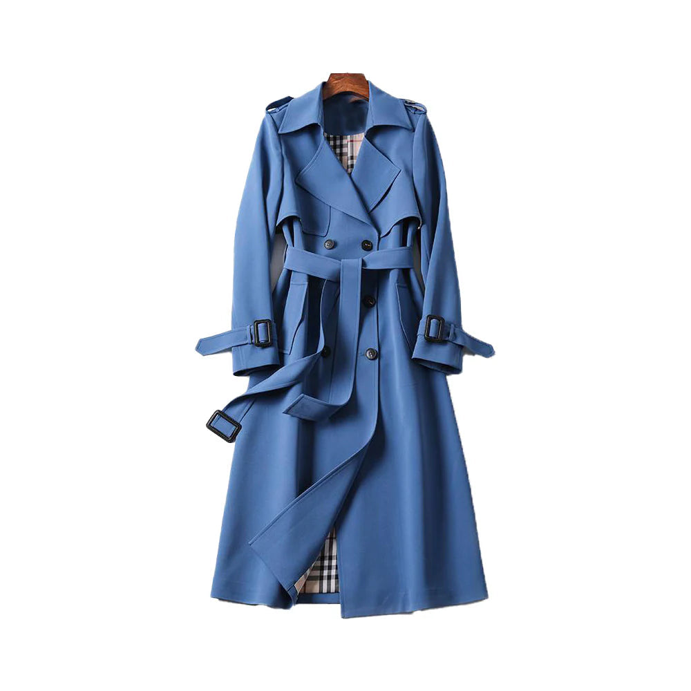 Diana | Women's Belted Trench Coat, Classic Structured Weather-Resistant, Autumn