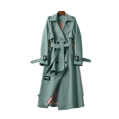 Diana | Women's Belted Trench Coat, Classic Structured Weather-Resistant, Autumn