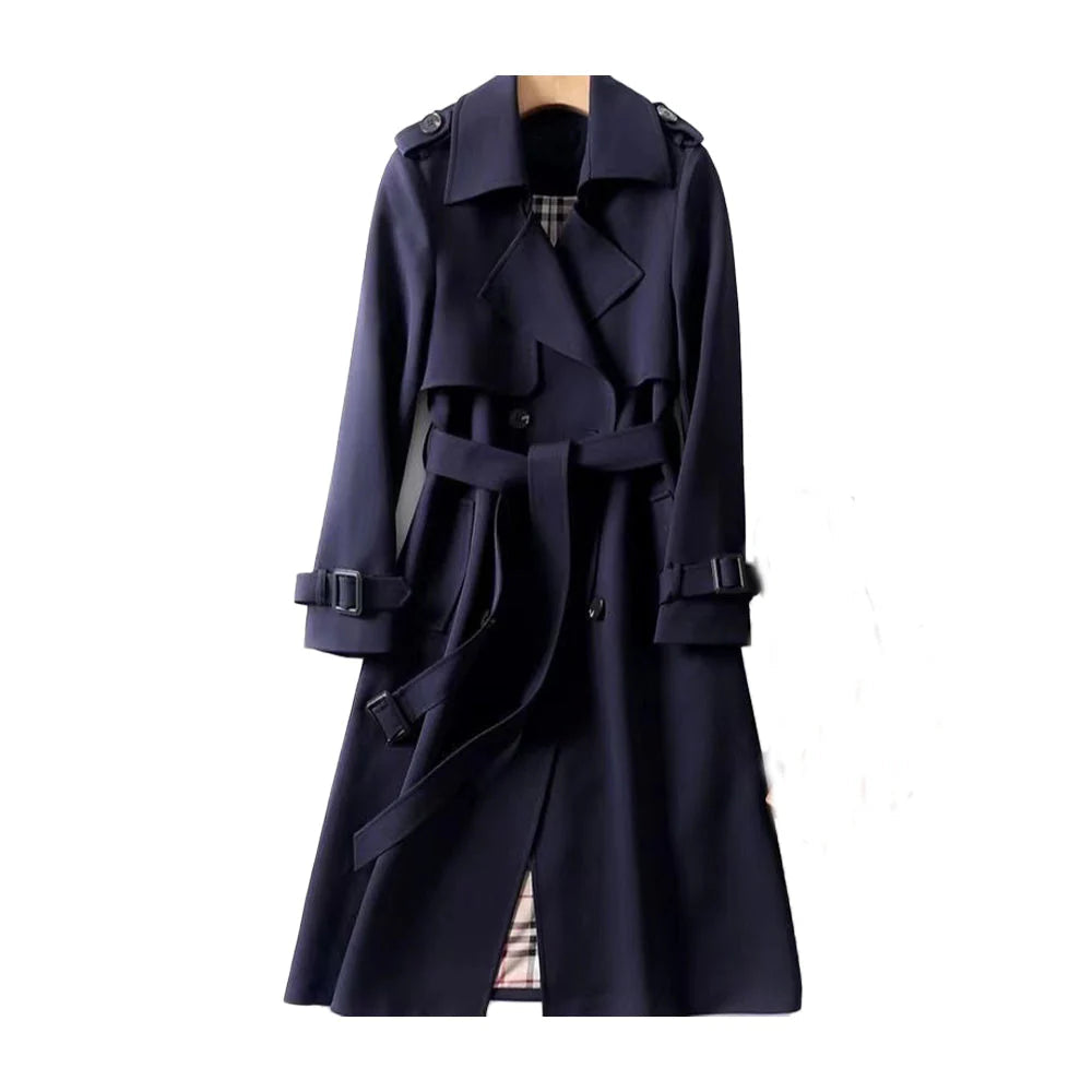 Diana | Women's Belted Trench Coat, Classic Structured Weather-Resistant, Autumn