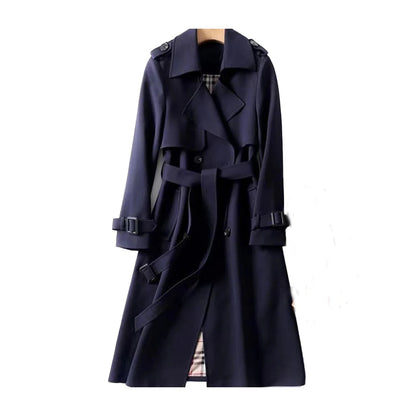Diana | Women's Belted Trench Coat, Classic Structured Weather-Resistant, Autumn