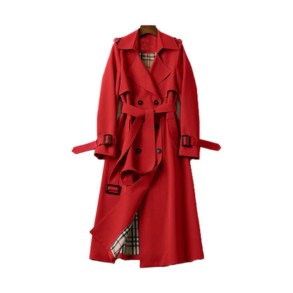 Diana | Women's Belted Trench Coat, Classic Structured Weather-Resistant, Autumn