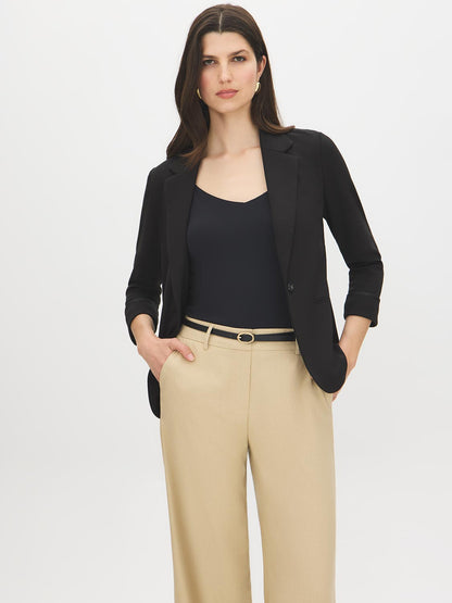 Margaux | Women's One-Button Blazer, Cuffed Sleeves Tailored, Autumn