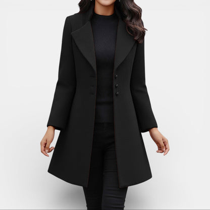 Celeste | Women's Fitted Winter Coat, Tailored Silhouette, Winter