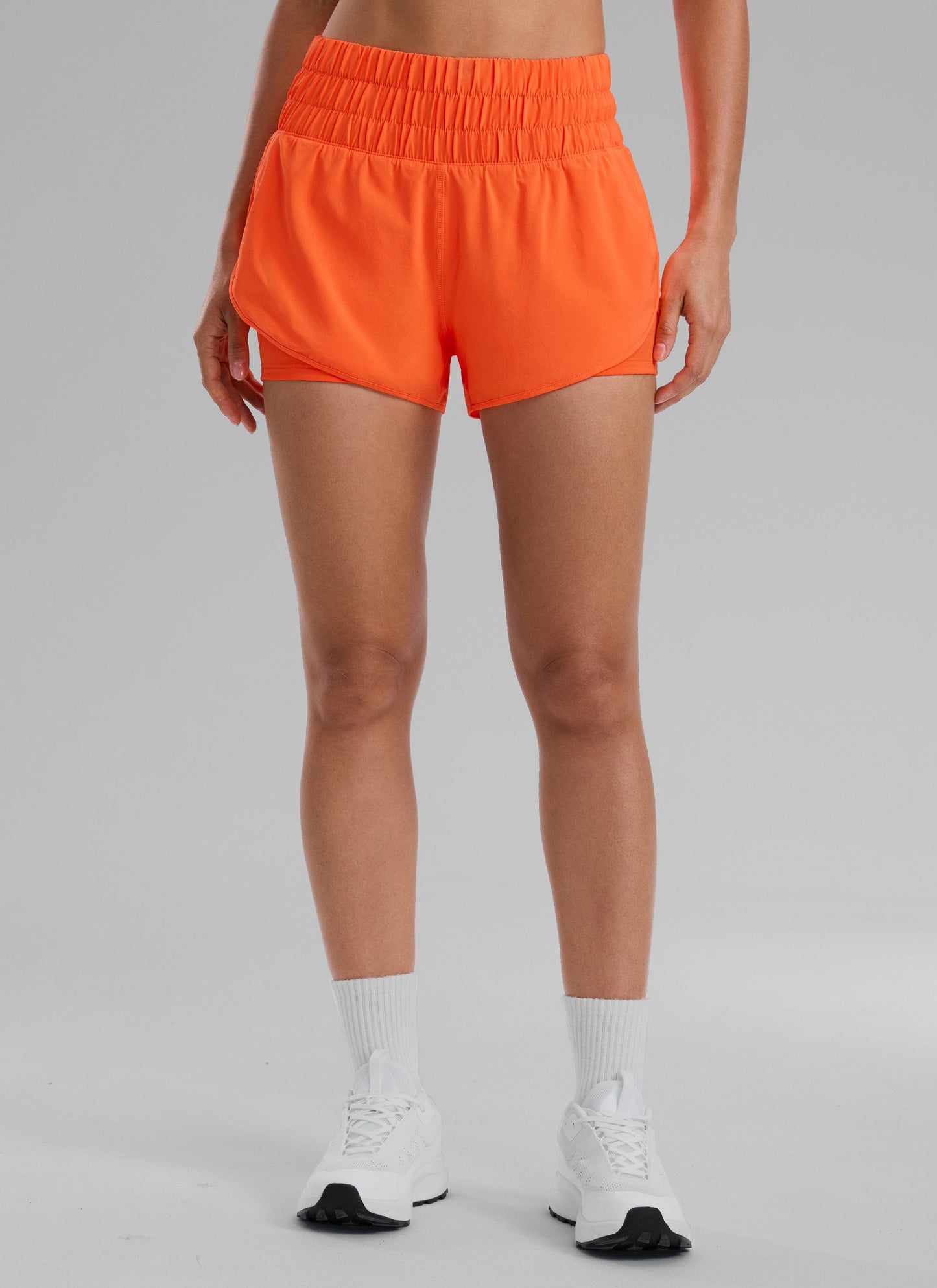 Women's High-Rise 2-in-1 Training Shorts with Pocket