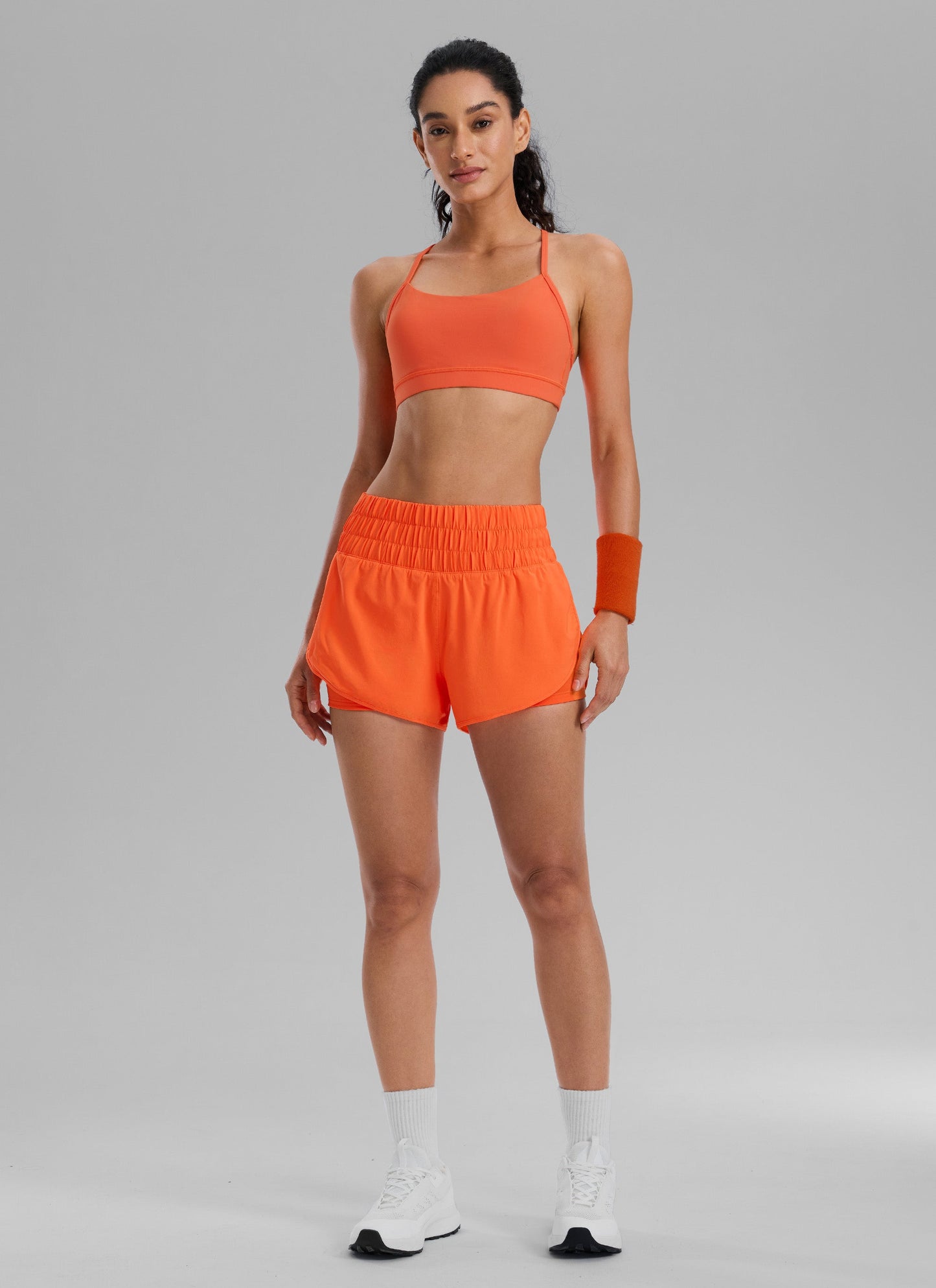 Women's High-Rise 2-in-1 Training Shorts with Pocket