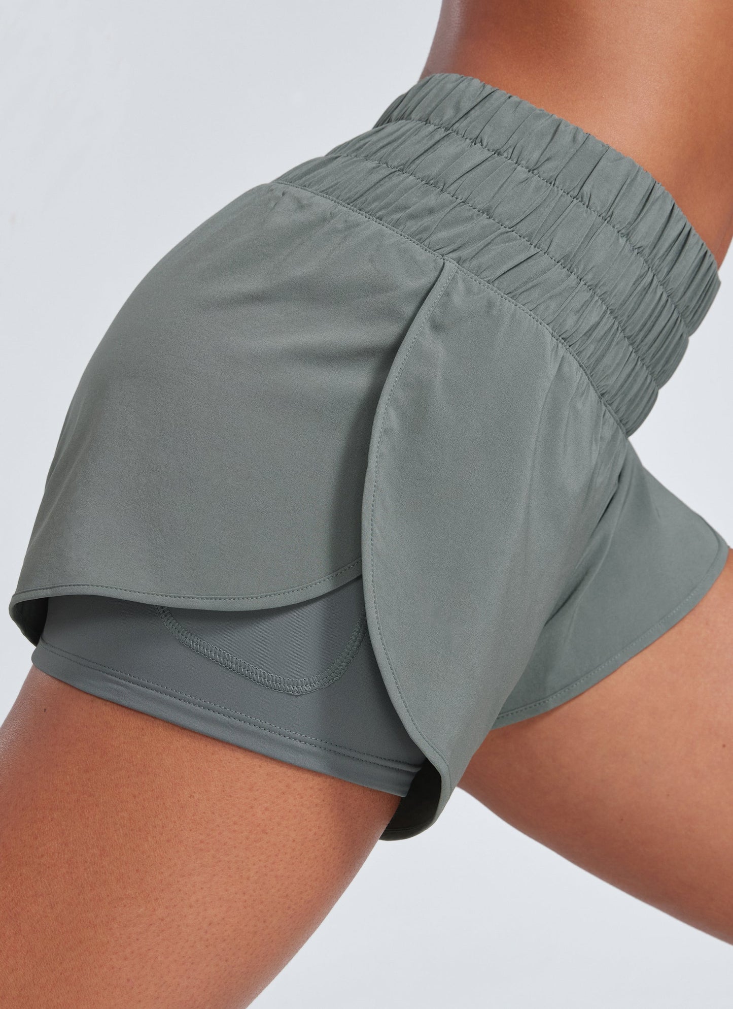 Women's High-Rise 2-in-1 Training Shorts with Pocket