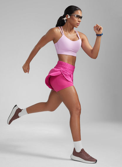 Women's High-Rise 2-in-1 Training Shorts with Pocket