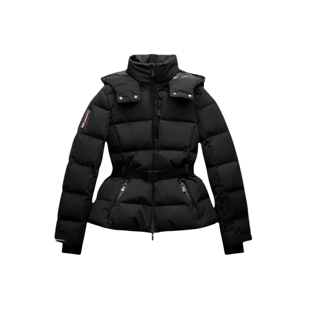 Florence | Women's Puffer Jacket, Hooded Quilted Padded Warm Zip, Winter