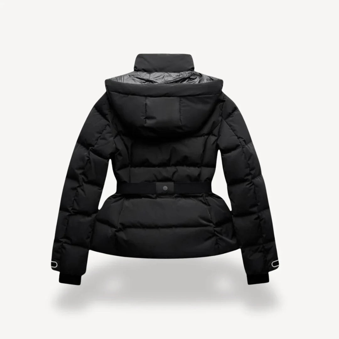 Florence | Women's Puffer Jacket, Hooded Quilted Padded Warm Zip, Winter