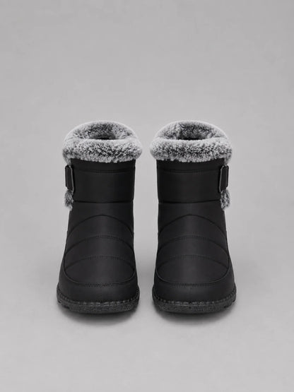Lara | Women's Snow Boots Faux Fur Lined Warm Padded Ankle Waterproof Grippy Sole Winter Cosy Casual Everyday Outdoor