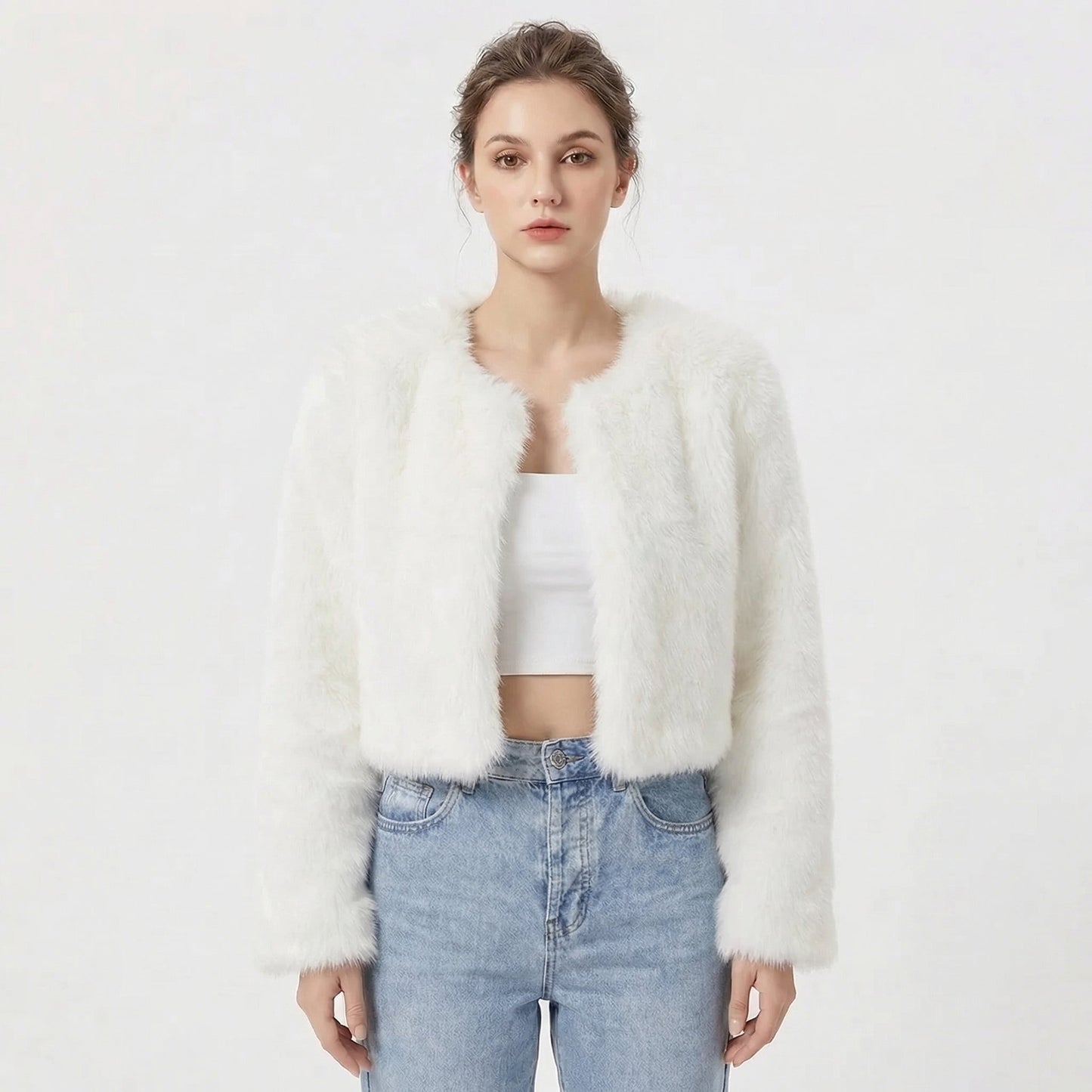 Camille | Women's Luxe Faux Fur Jacket, Statement Outerwear, Winter