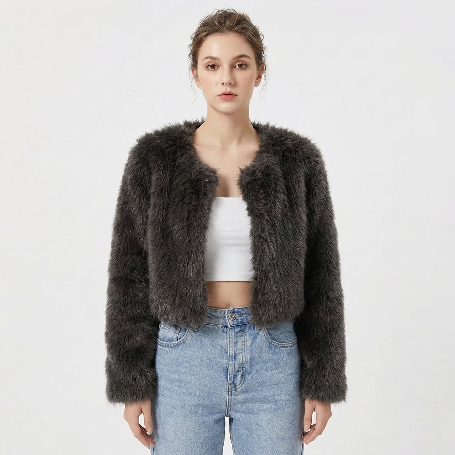 Camille | Women's Luxe Faux Fur Jacket, Statement Outerwear, Winter