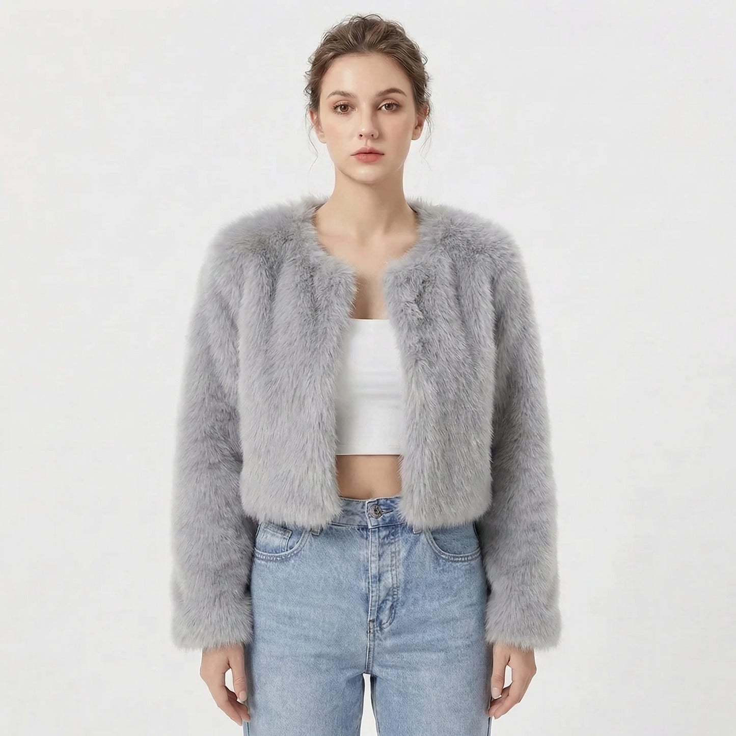 Camille | Women's Luxe Faux Fur Jacket, Statement Outerwear, Winter