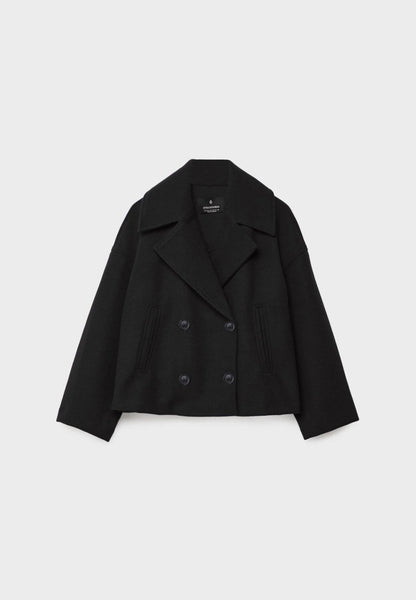 Madison | Women's Jacket Double-Breasted Tailored Structured Buttoned Smart Chic Occasion Office Everyday Autumn Winter Layering