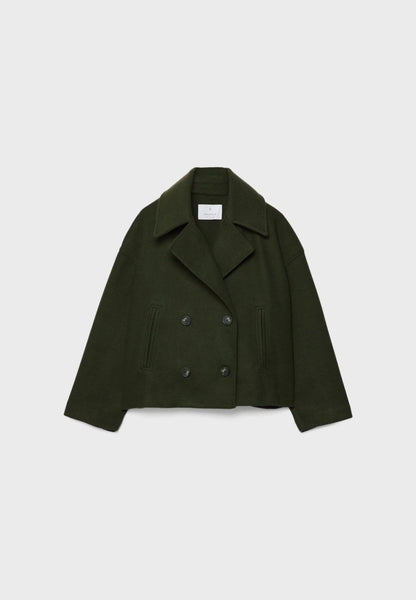 Madison | Women's Jacket Double-Breasted Tailored Structured Buttoned Smart Chic Occasion Office Everyday Autumn Winter Layering