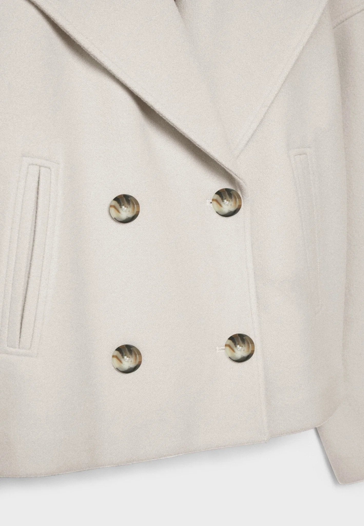Madison | Women's Jacket Double-Breasted Tailored Structured Buttoned Smart Chic Occasion Office Everyday Autumn Winter Layering