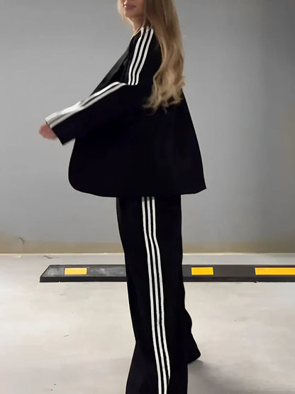 Mariana | Women's Co-ord Set Sporty Tailored Oversized Blazer Trousers Two-Piece Structured Smart Casual Coordinated Chic Autumn