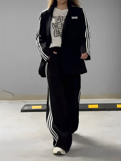 Mariana | Women's Co-ord Set Sporty Tailored Oversized Blazer Trousers Two-Piece Structured Smart Casual Coordinated Chic Autumn