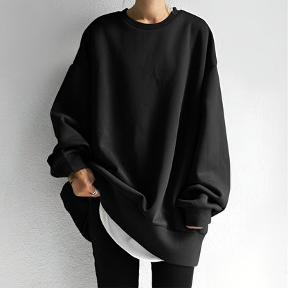 Elena | Women's Oversized Essential Sweatshirt, Casual Comfort, Winter