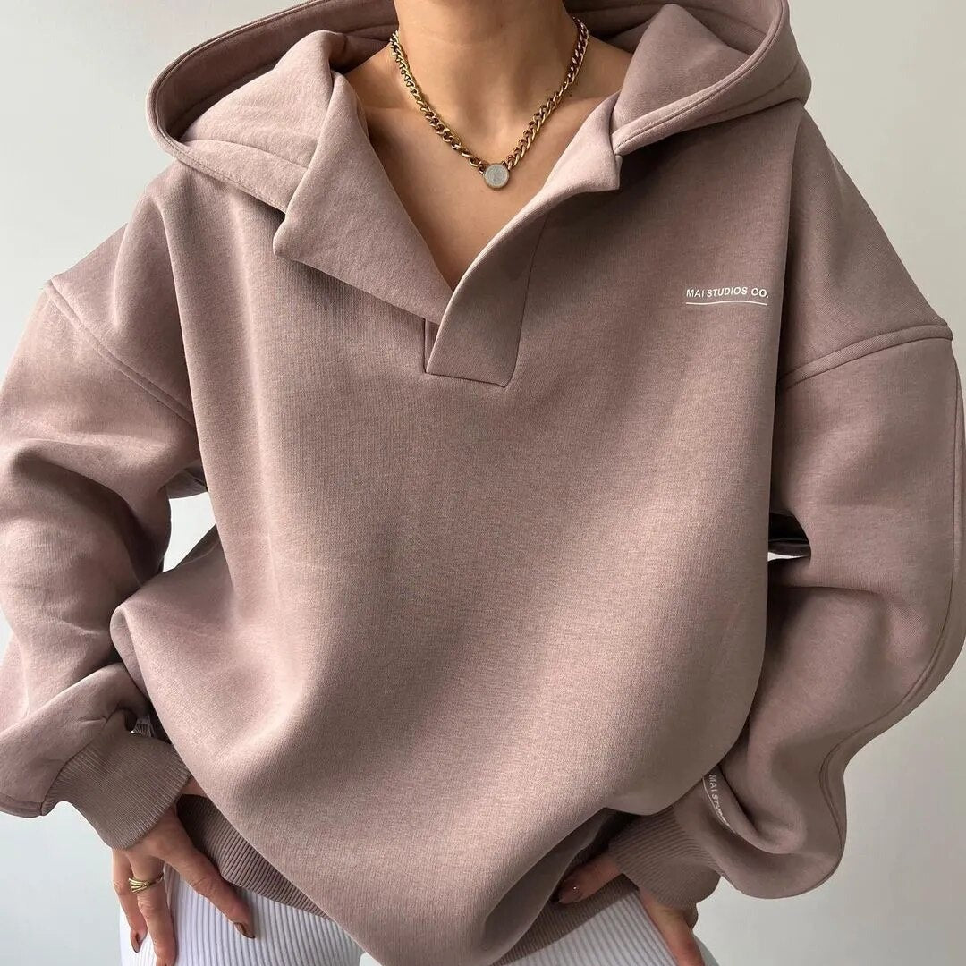 Sienna | Women's Oversized Lounge Hoodie, Relaxed Comfort, Winter