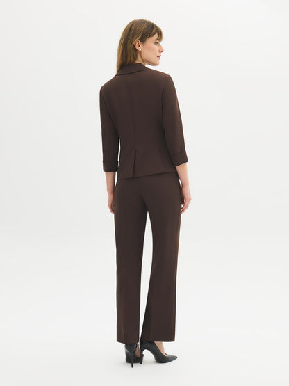 Aurelie | Women's 3/4 Sleeve Blazer, Classic Professional, Autumn