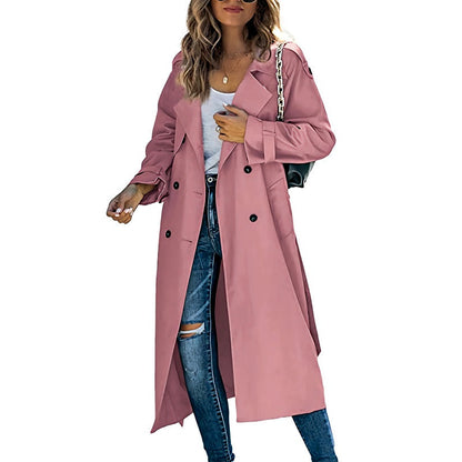 Zara | Women's Trench Coat Long, Classic Belted Design, Autumn