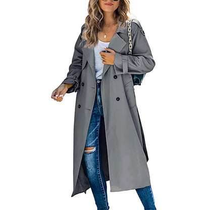 Zara | Women's Trench Coat Long, Classic Belted Design, Autumn