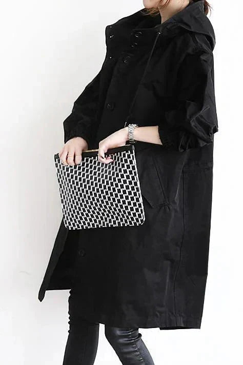 Elizabeth | Women's Waterproof Raincoat, Oversized Hood Breathable, Autumn