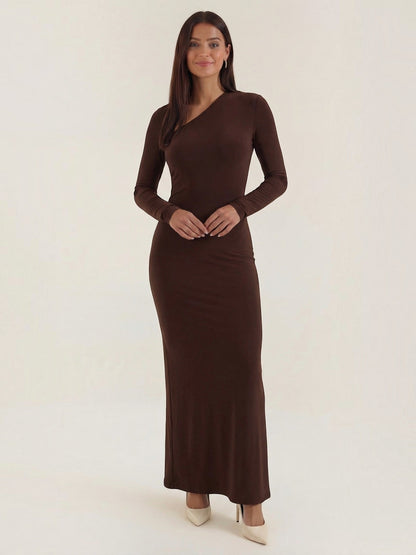 Women's Bodycon Maxi Dress with Fitted Silhouette