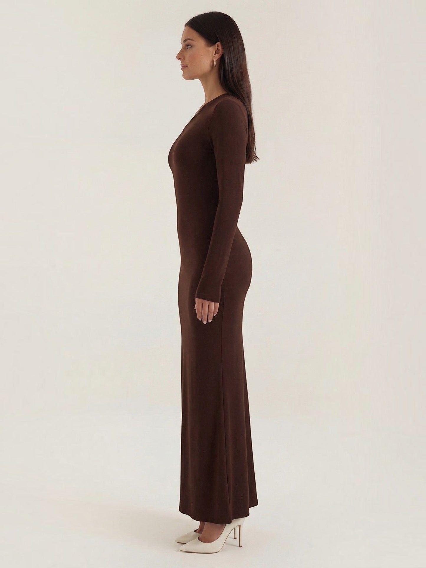 Women's Bodycon Maxi Dress with Fitted Silhouette