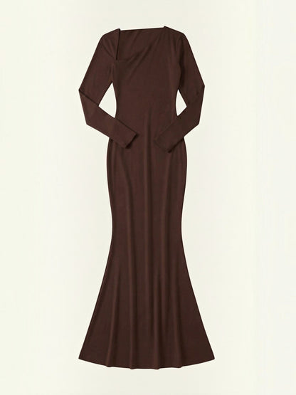Women's Bodycon Maxi Dress with Fitted Silhouette