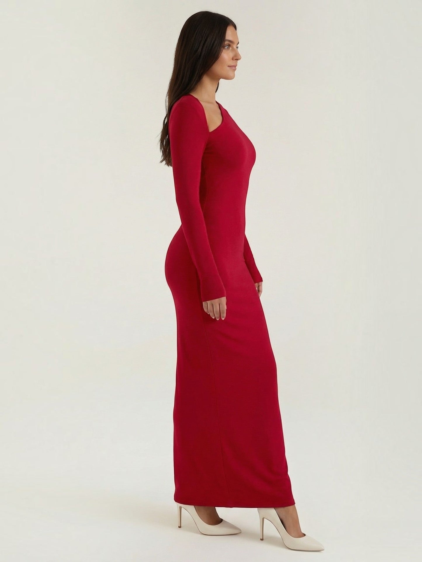 Women's Bodycon Maxi Dress with Fitted Silhouette