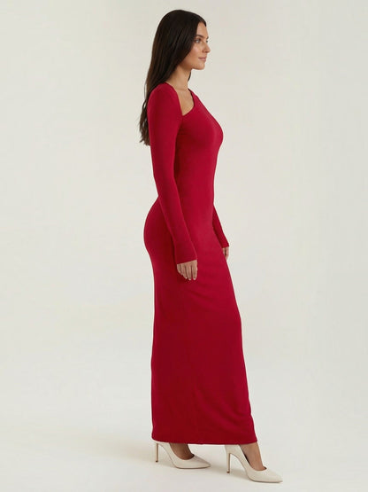 Women's Bodycon Maxi Dress with Fitted Silhouette