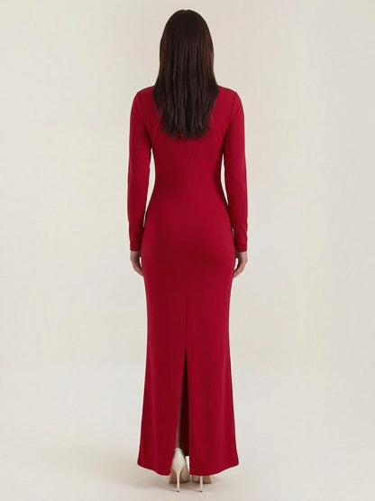 Women's Bodycon Maxi Dress with Fitted Silhouette