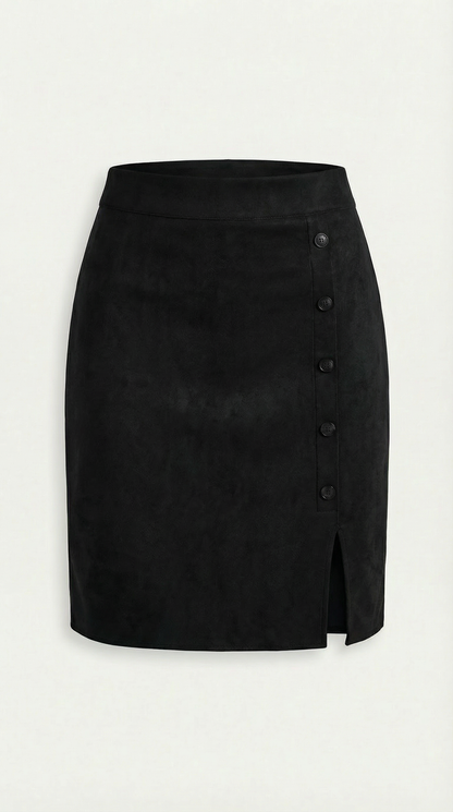 Women's Button Down Mini Skirt
