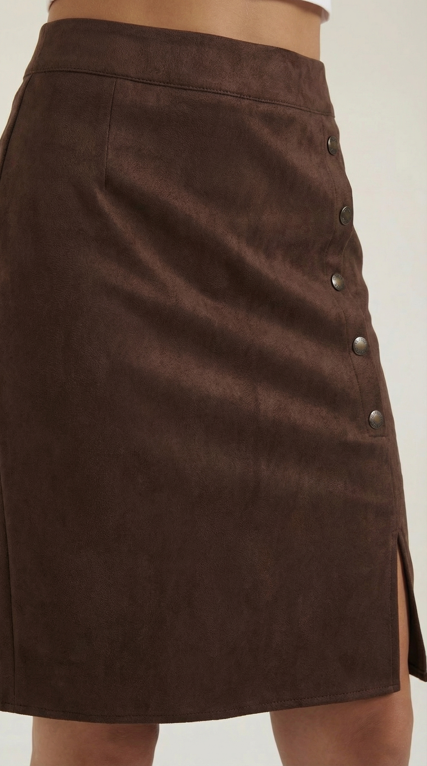 Women's Button Down Mini Skirt