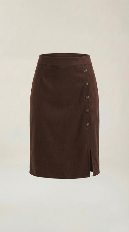 Women's Button Down Mini Skirt
