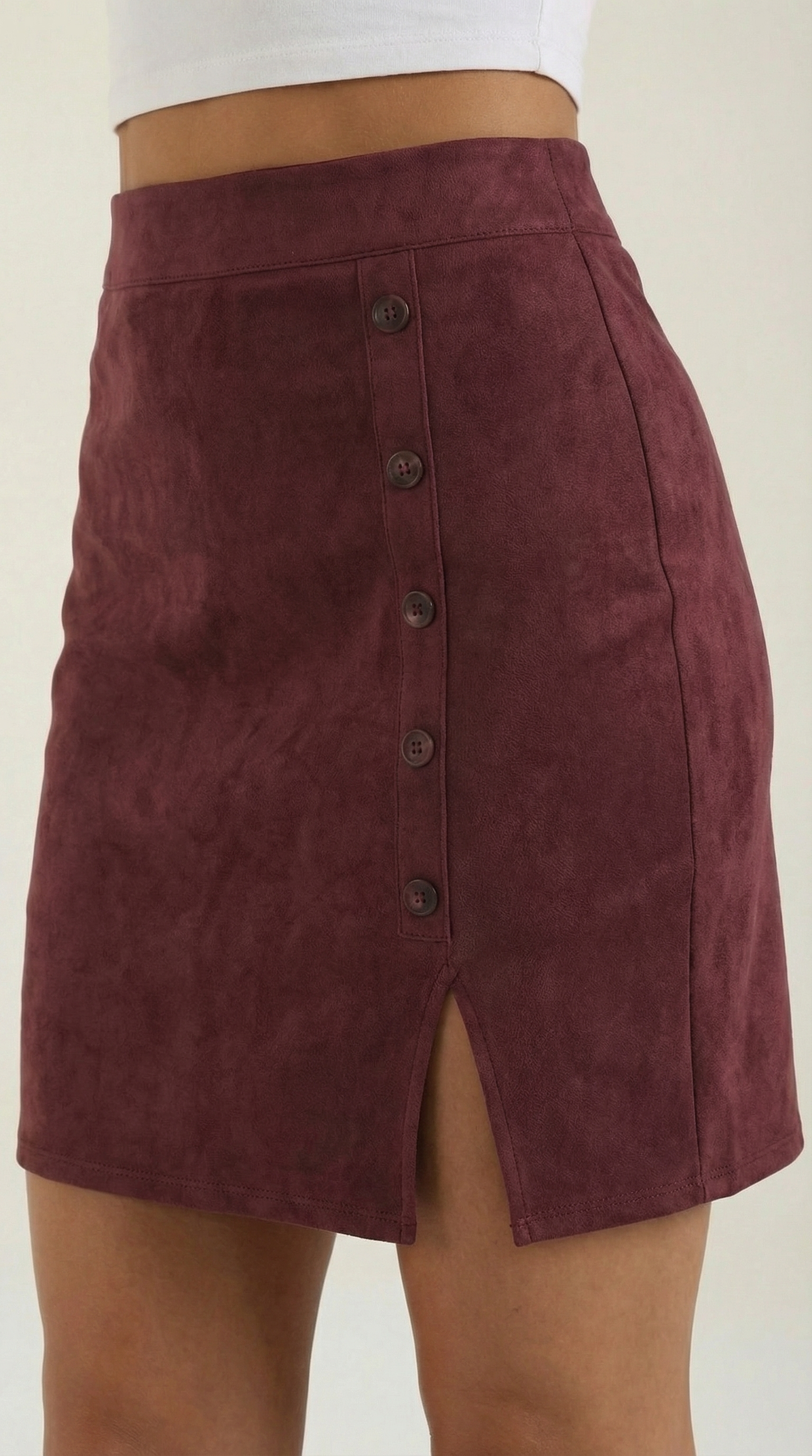 Women's Button Down Mini Skirt