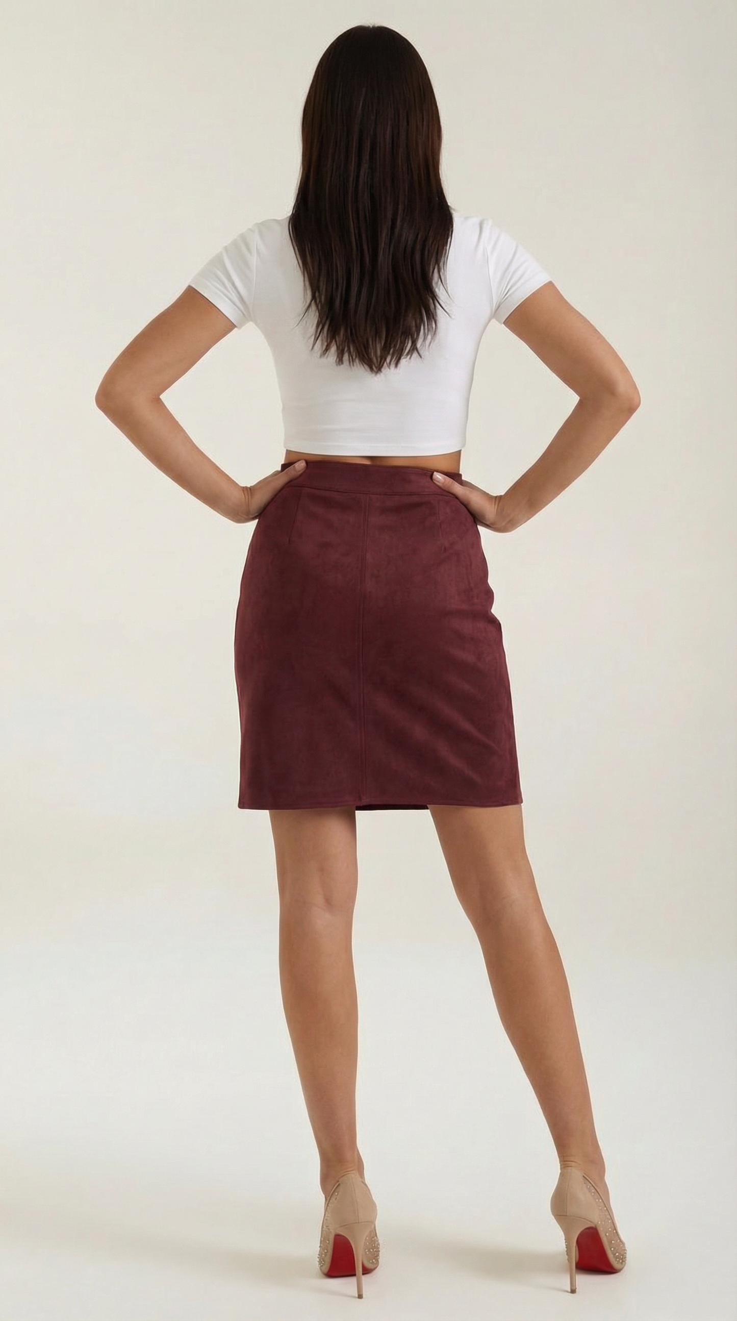 Women's Button Down Mini Skirt
