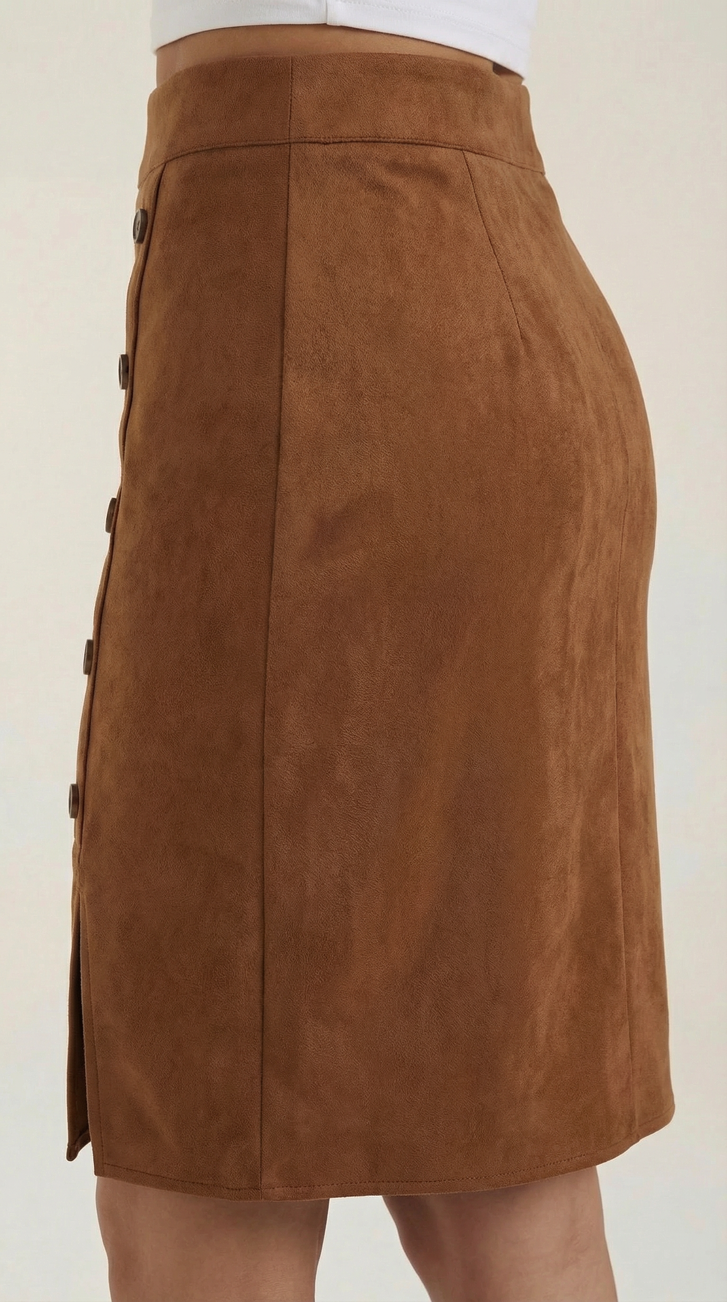 Women's Button Down Mini Skirt