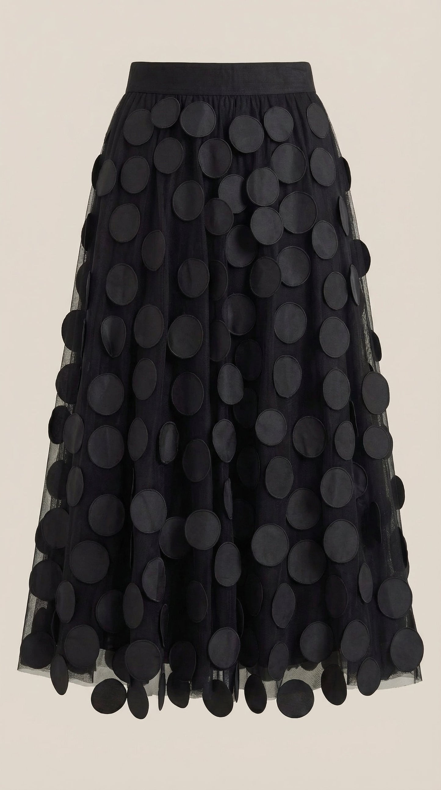Women's Circle Print Mini Skirt