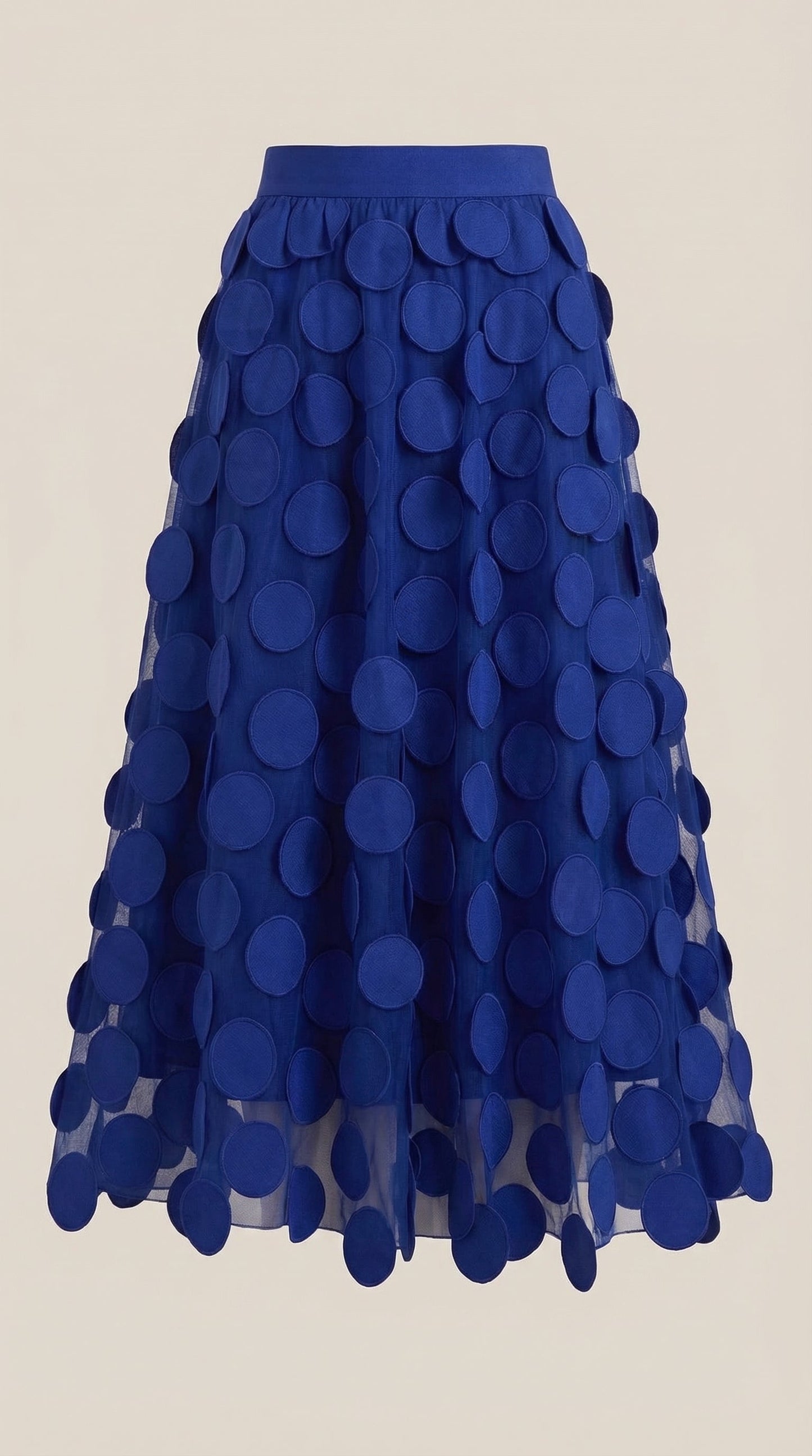 Women's Circle Print Mini Skirt