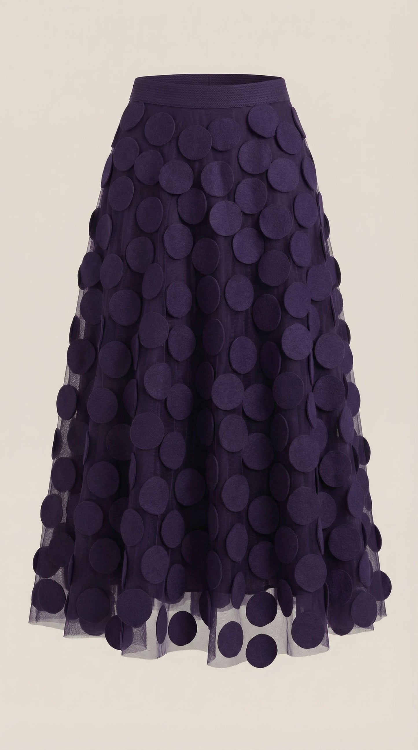 Women's Circle Print Mini Skirt