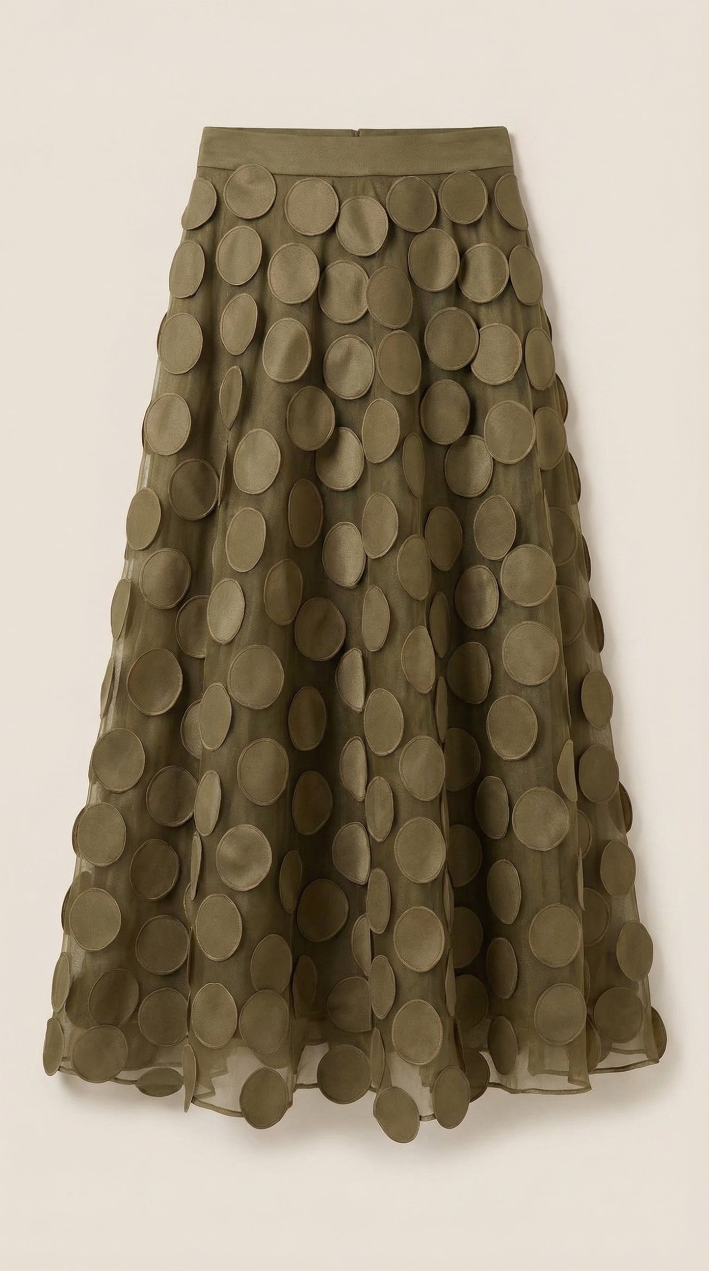 Women's Circle Print Mini Skirt
