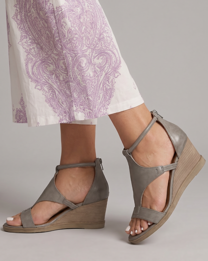 Women's Comfort Wedge Sandals with Open Toe