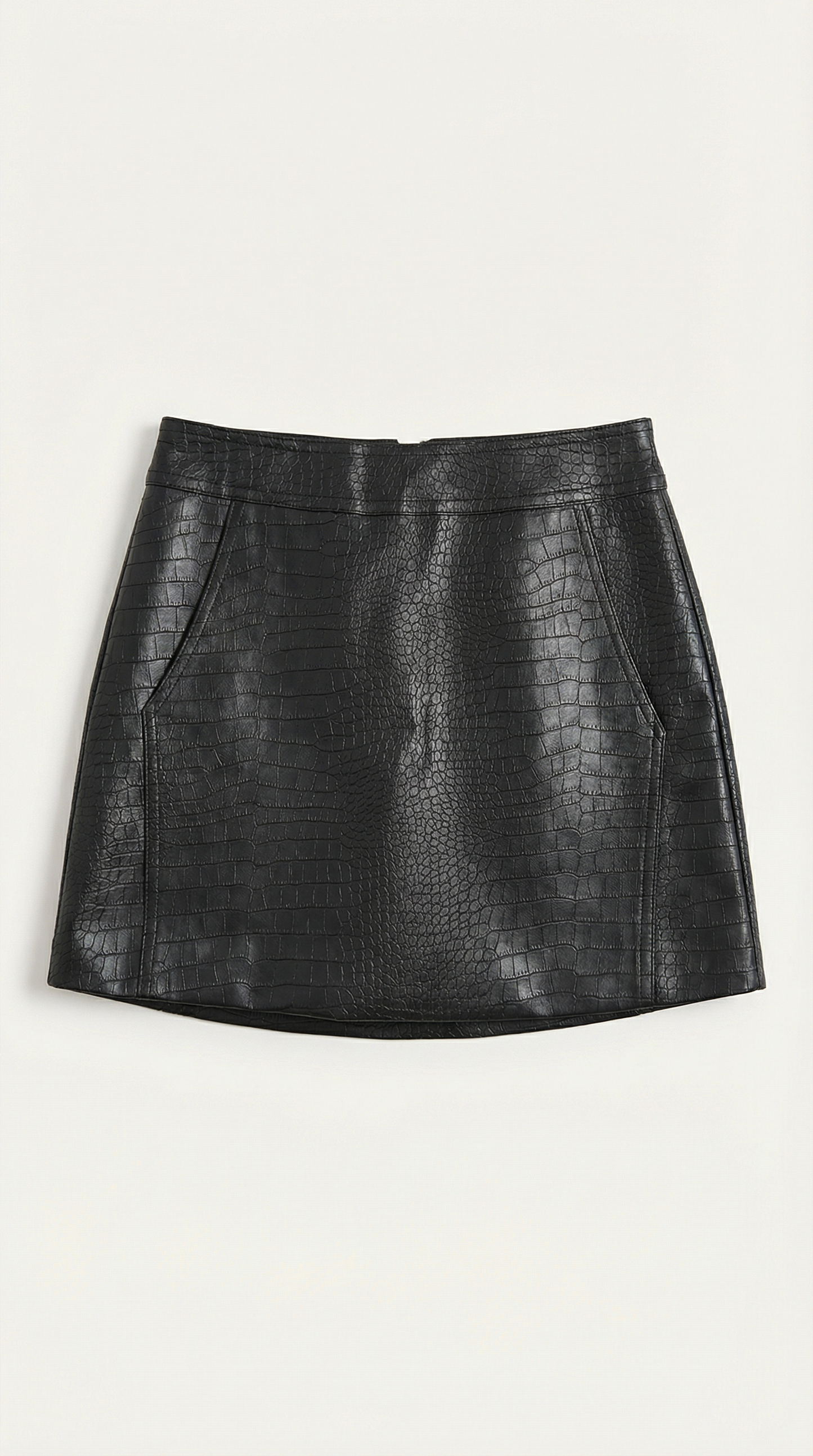 Women's Croc Embossed Mini Skirt