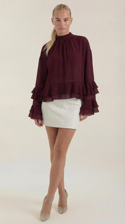 Women's Croc Embossed Mini Skirt