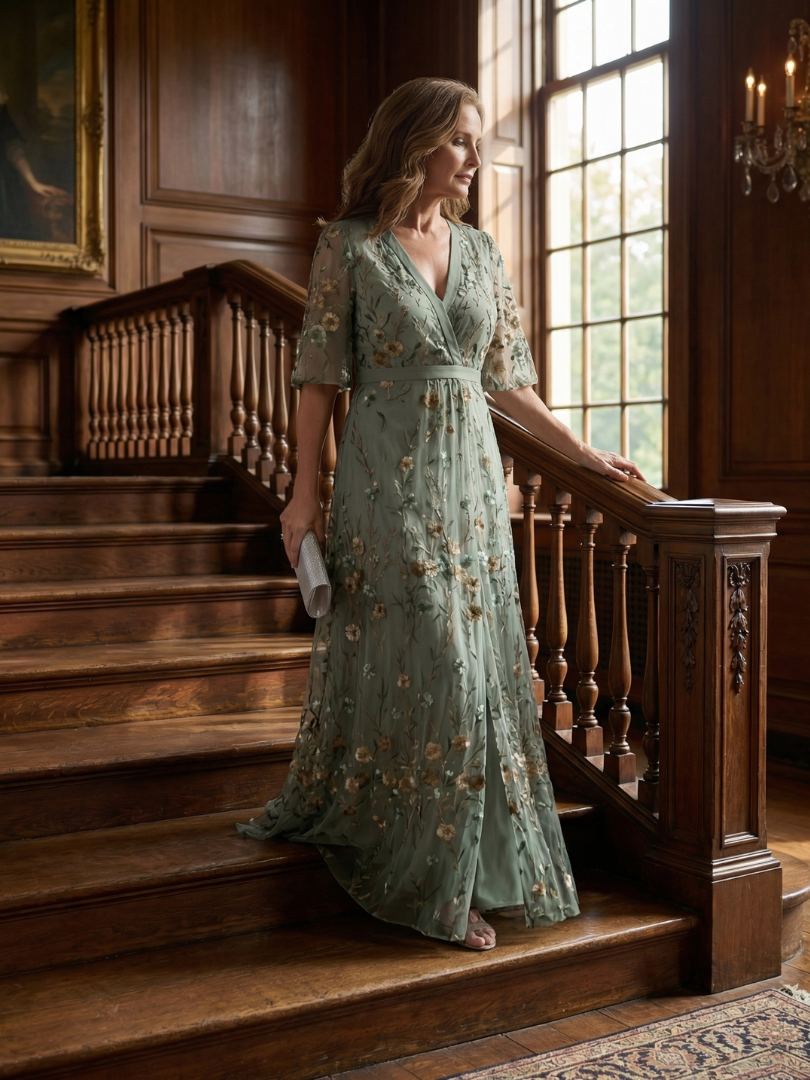 Women's Halter Neck Floral Maxi Dress with Flowing Skirt and Lightweight Fabric